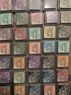 Tim Holtz Oxides Ink Pads Lot Of 100