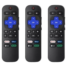 { 3 pack }Remote Control  control only for Roku TV- US SELLER.