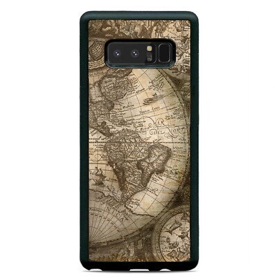 Rustic Globe Planet Map Case Cover Samsung Galaxy Note 20 Ultra 10 Plus 