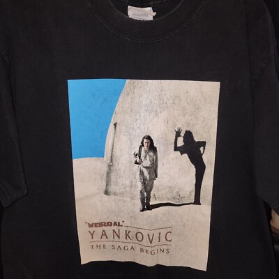 Weird Al” Yankovic The Saga Begins Galactic Tour Shirt Size L Star