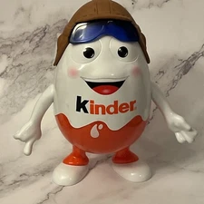 Kinder 10" Aviator Pilot Figure Surprise Egg Storage Container EMPTY
