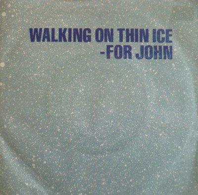 7'' PORTUGAL ! YOKO ONO : Walking On Thin Ice / MINT- 
