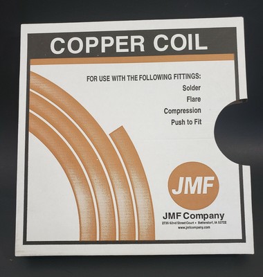 Vopper Coil 3/8'' OD X 5FT TYPE UT 12466 JMF Company 