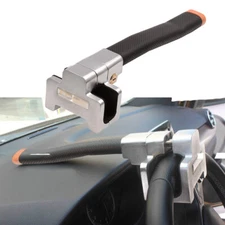 US Universal Car Steering Wheel Security Lock w/2 Keys Anti-Theft Devices Black