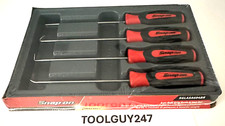 Snap On Sglasa604b R 4pc Red Soft Grip Heavy-duty Pick Set New Usa Free Ship