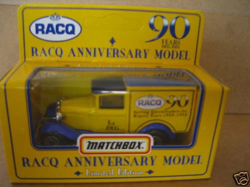MATCHBOX SUPERFAST SIZE RACQ 90 YEARS ANNIVERSARY MODEL A FORD LTD EDITION MB38 - Picture 1 of 1