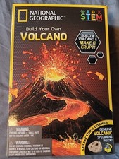 National Geographic Build Your Own Volcano Science Kit Educational STEM - NEW