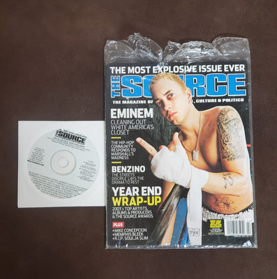 The source magazine. EMINEM 2004 #PGG31X Issue #173 W/Brand NEW SOURCE CD.