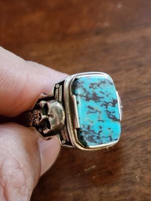 Clocks & Colours Desperado x Turquoise Sterling Silver 925 Ring sz12 20g C+C