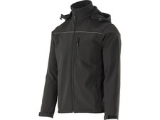 Yato Softshell Jacke mit Kapuze Schwarz Gr. S YT-79550
