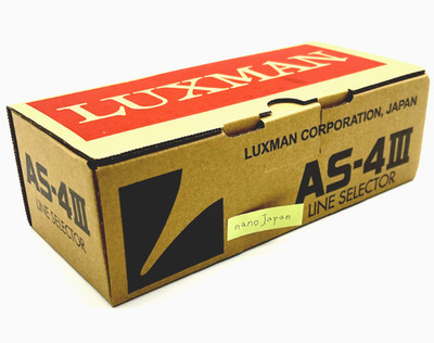 LUXMAN AS-4III Line Selector Switch RCA Passive 4-Input 1-Output Hi-Fi Audio New