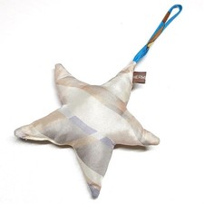 Hermes petit h Star Ornament Charm Beige Blue Used