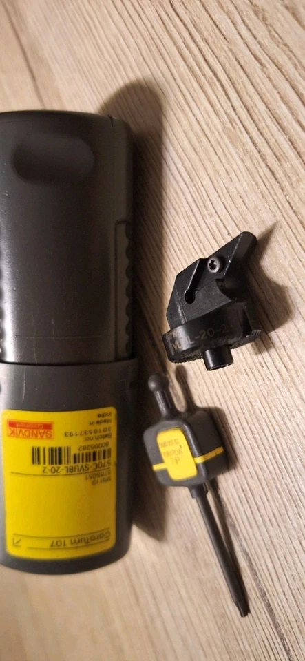 Adapter mit Zylindrischer Schaftkupplung für CoroTurn  + Passender Schneidekopf - Bild 3 von 4