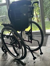 Invacare Matrx Manual Wheelchair Adult Purple/Black w/ Elevating Leg Rests