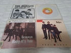 The Beatles - Lot of 4 -  45 RPM Vinyl Records - Some with Picture Sleeves