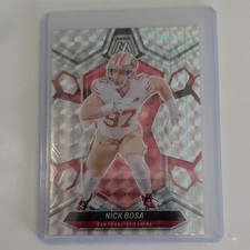 Panini Mosaic 2024 Nick Bosa Prizm #195 San Francisco 49ers Football NFL Card