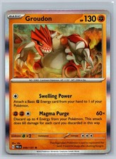 Carta Pokemon Groudon 049/131 Holo Rara Evoluzioni Prismatiche Holo Near Mint