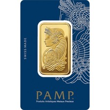 1 oz PAMP Suisse Lady Fortuna Veriscan Gold Bar (Secondary Market w/ Assay) 4868.72 per troy oz