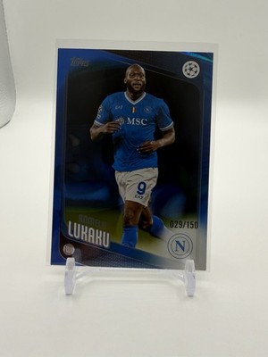 Topps Romelu Lukaku Napoli Blue Parallel /150 UEFA Champions League 2025-26