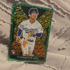 2025 Topps Update Series Black Gold Hyeseong Kim Dodgers Green Foil RC /99 BG-14