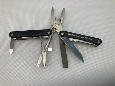 Leatherman SQUIRT PS4 Multi-Tool With Pliers Scissors Knife BLACK (A)