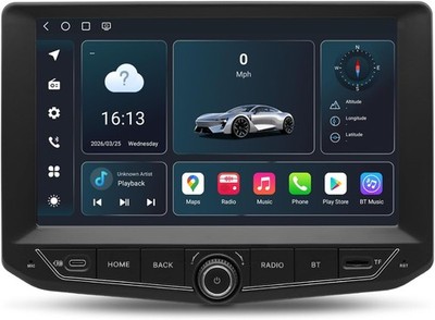 Car Stereo for Jeep Wrangler JK 2011-2017 Wireless CarPlay/Android Auto 8+128GB