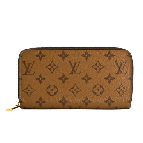 LOUIS VUITTON Zippy Monogram Reverse Wallet M82444 Brown used