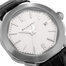 BVLGARI Octo Roma OC41C6SLD Silver Stainless Steel Men's Watch New in Box 10