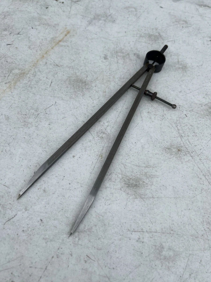 Carpenter's Drafting Caliper Compass - Woodworking & Drafting Tool, Plastic, Large/Small - Large - View #3