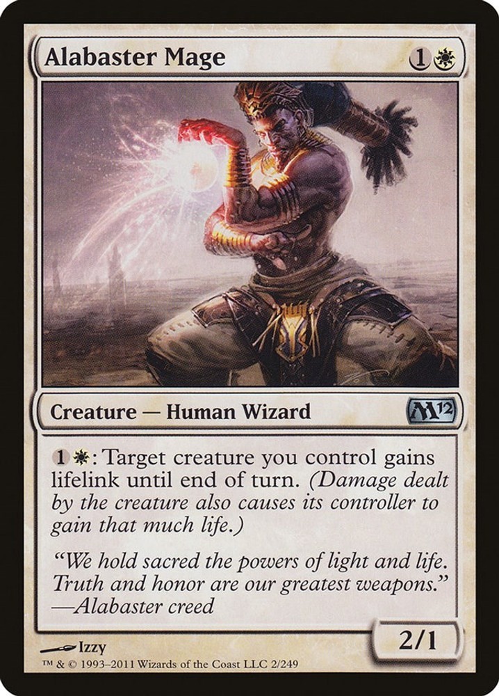 NM - Alabaster Mage M12 - 2 Magic 2012 (M12)