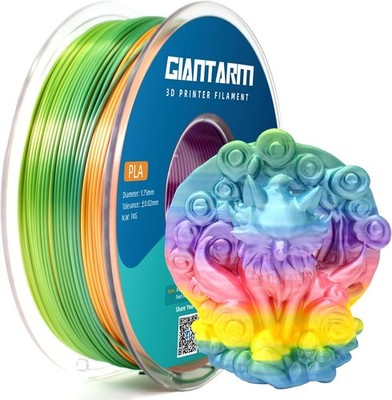 Silk PLA Filament 1.75mm, 3D Drucker Filament PLA 1kg Spule, Color