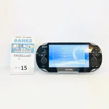 [Excellent+] SONY PS Vita PCH-1000 Crystal Black console only Japan 25-10-15
