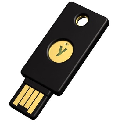 Yubico - Sicherheitsschlüssel - Schwarz - Zwei-Faktor-Authentifizierung USB-A NFC,