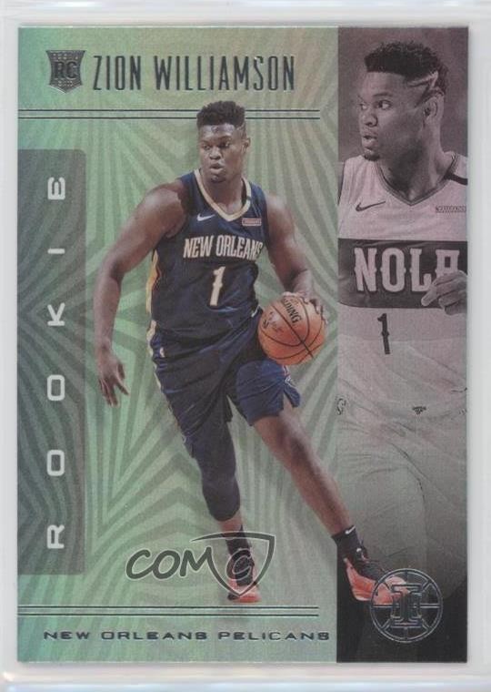 2019 Illusions Rookies Trophy Collection Emerald Zion Williamson Rookie RC 0ls