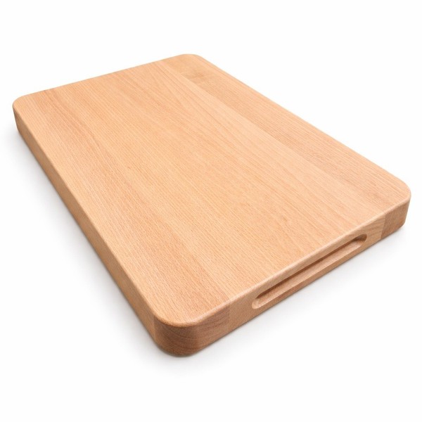Tabla de cortar gruesa 30x20x4 cm de madera de haya aceitada Wooden World