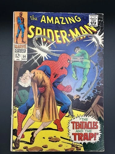 Amazing Spider-Man #54 Raw VG+ 4.5 Doctor Octopus Romita Classic Cover 1967