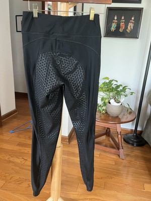 Riding Dover Saddlery Equestrian Leggings Black Full Grip Women s Medium