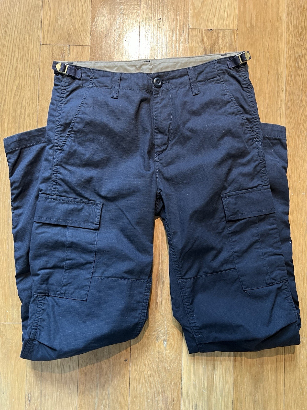 Carhartt Work In Progress Aviation Cargo Pants Navy Men’s Size 29x32 image 4