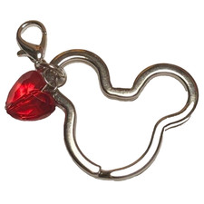 Mickey Mouse Ears Keychain Keyring Purse Charm Disney Icon. Zipper Pull