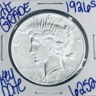 1926 S SILVER PEACE DOLLAR AUTHENTIC HI GRADE U.S. MINT COIN RARE KEY DATE 6252