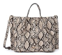 L.Credi Raila Handbag Handtasche UmhäNgetasche Tasche Black Mix Taupe Braun Neu