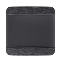 Villeroy & Boch Manufacture Rock Speiseteller Quadratisch 28X28X2 Cm