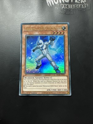 YUGIOH ELEMENTARHELD NEOS ALIUS ULTRA RARE BLAR-DE053 1.AUFLAGE 