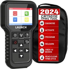 LAUNCH CRT5011E TPMS Relearn Tool Tire Pressure Sensor Progarmming OBD2 Scanner