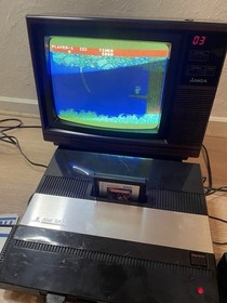 Atari 5200 4 Port Console, Rebuilt Working Controller, 8 Games. Fully Tested
