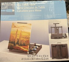 Artist's Loft Box Table Easel Box Easel w/ Storage Drawer 16 1/2 x 15 in