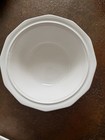 (2) PFALTZGRAFF USA 'Heritage White' 9¼" ROUND VEGETABLE BOWLS: 12-Sided White — photo 5