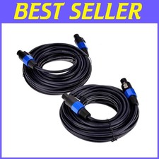 25ft Speakon to Speakon Cables - 2 Pack
