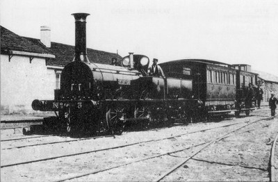 Dampflokomotive Nr.3 ''Santander'' an 1857 AK aus Spanien nicht versandt