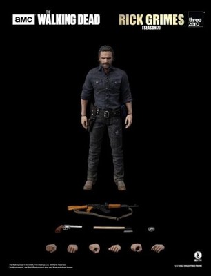 Threezero 1/6 Scale 12  The Walking Dead (Season 7) Rick Grimes/Andrew Lincoln